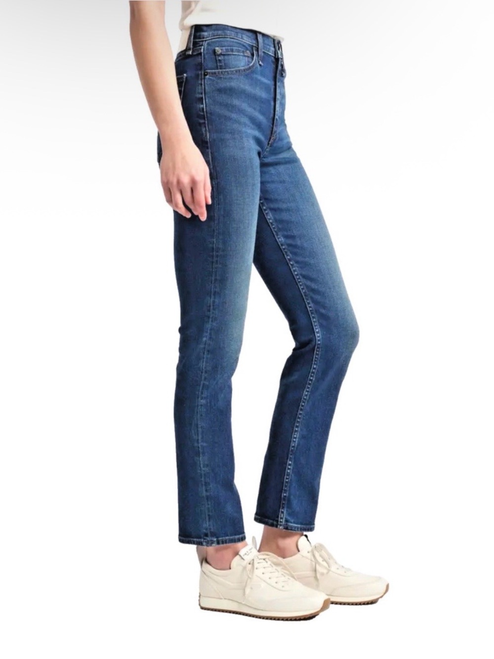 rag & bone Women's Wren High Rise Ankle Slim Denim Jeans in Dylan Size 25